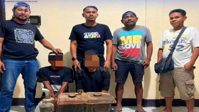 Dua Pelaku Pencurian Mesin Traktor Dibekuk Tim Resmob Polres Kupang