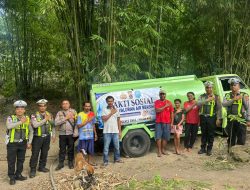 Polres Ende Polda NTT Salurkan 15.000 Liter Air Bersih untuk Warga Onekore Lewat Polantas Menyapa di Hari Bhayangkara ke-80