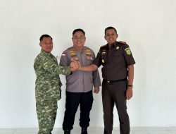 Perkuat Sinergitas Kelembagaan, Kapolres Ende, Dandim 1602 Ende dan Kajari Ende Komitmen Jaga Stabilitas Kamtibmas Bersama