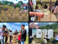 Mahasiswa KKN GENTASKIN Buat 14 Tempat Sampah untuk Warga Desa Compang Loni