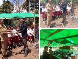 Dukung Pemulihan Mental Anak Pascagempa, Wilfridus Karu Datangi SDN Tando di Manggarai Barat